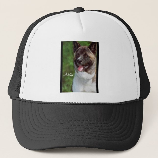Akita Gifts of Art Trucker Hat (Front)