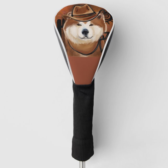 AKITA           GOLF HEAD COVER (Front)