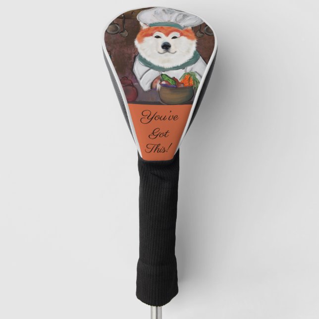 Akita     golf head cover (Front)