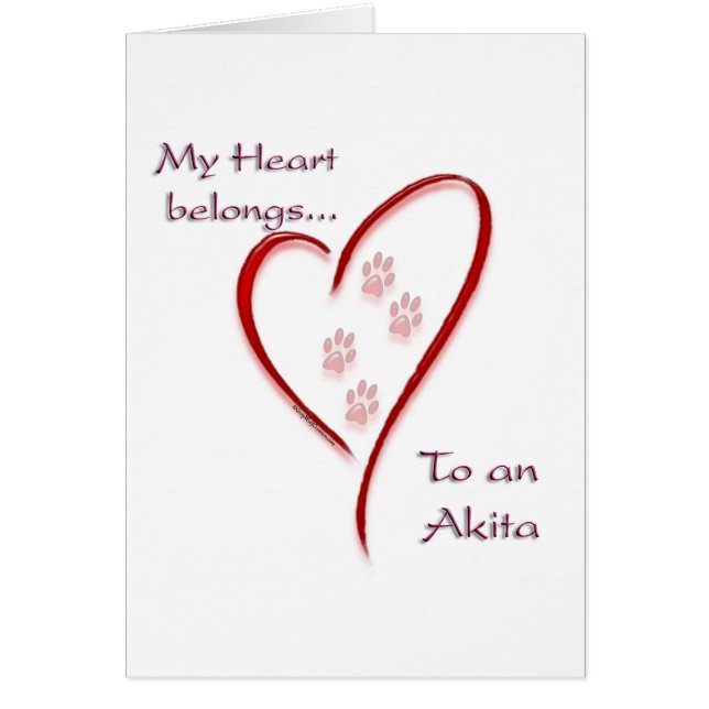 Akita Heart Belongs (Front)