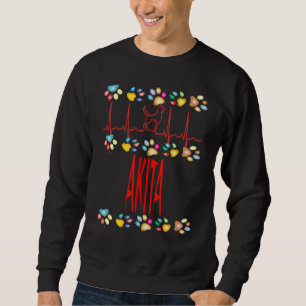 Akita I Love My Akita Dog Owner Mum Dad Puppy Sweatshirt