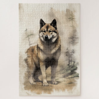 Akita ink painting 1014 pieces puzzle