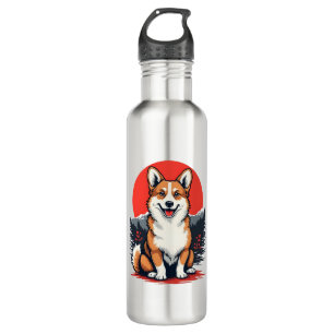 Akita Inu Dog 710 Ml Water Bottle