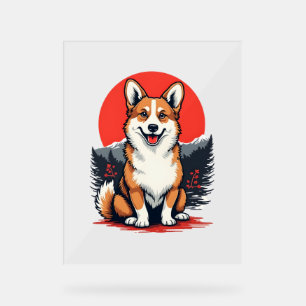 Akita Inu Dog Acrylic Sign