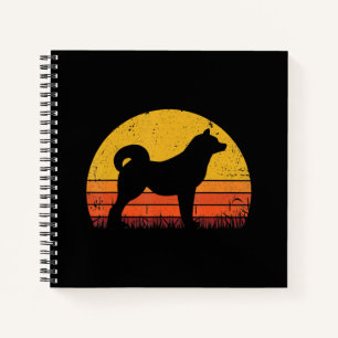 Akita inu dog Best dog dad ever gift Notebook