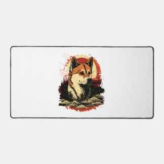 Akita Inu Dog Desk Mat