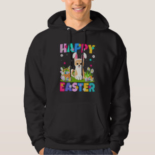Akita Inu Dog Happy Easter Bunny Akita Inu Easter  Hoodie
