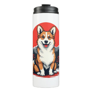 Akita Inu Dog Thermal Tumbler