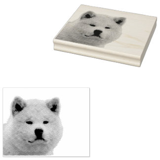 Akita Inu Rubber Stamp