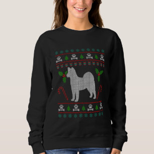 Akita Inu Ugly Christmas Funny Dog Sweatshirt