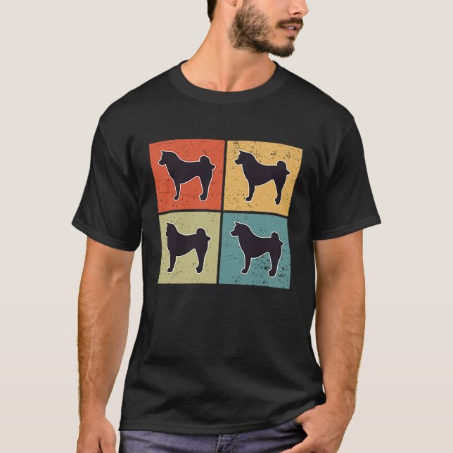 Akita Inu Vintage  4 T-Shirt (Front)