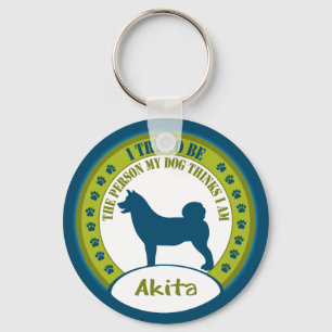 Akita Key Ring
