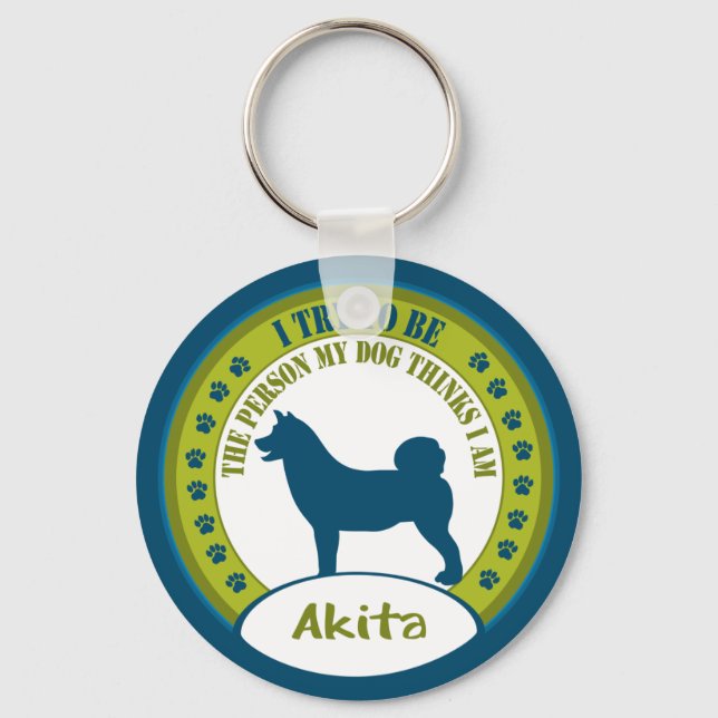 Akita Key Ring (Front)