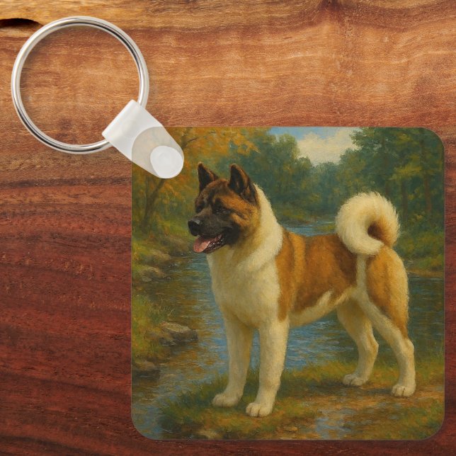 Akita Key Ring (Front)
