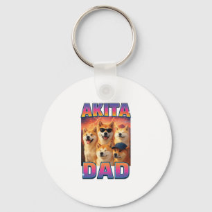 Akita Key Ring