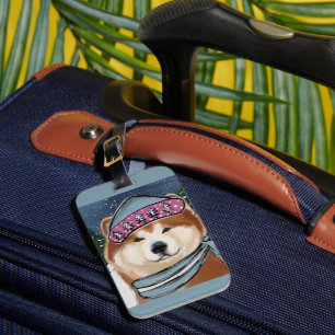 AKITA           LUGGAGE TAG