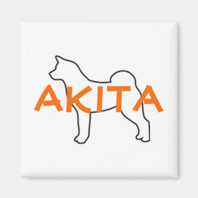Akita magnet (Front)
