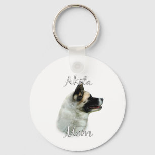 Akita Mum 2 Key Ring