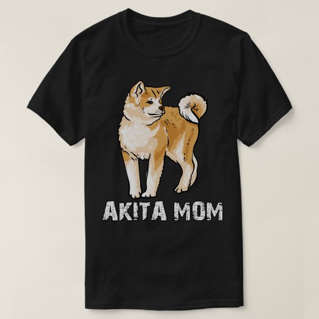 Akita Mum T-Shirt (Design Front)