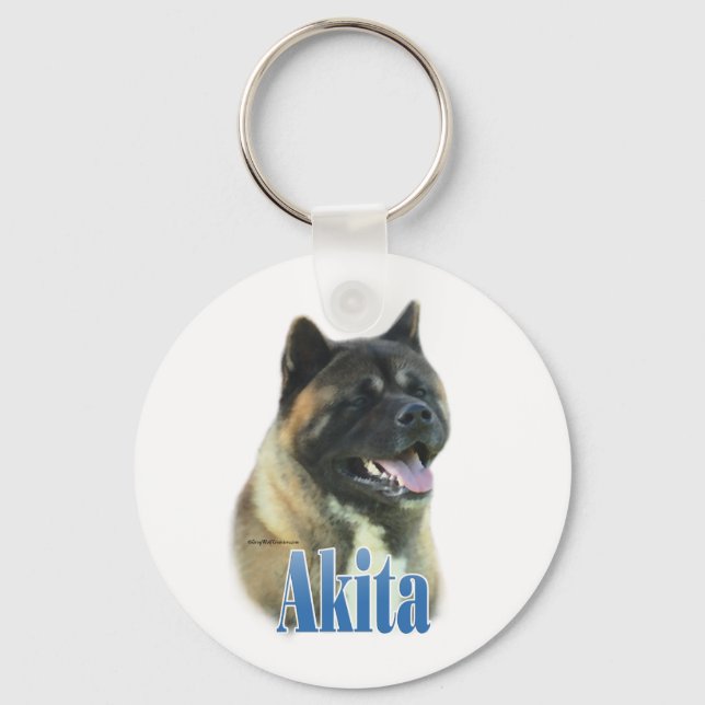 Akita Name Key Ring (Front)