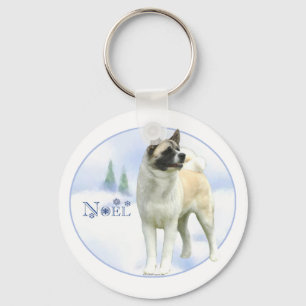 Akita Noel Keychain