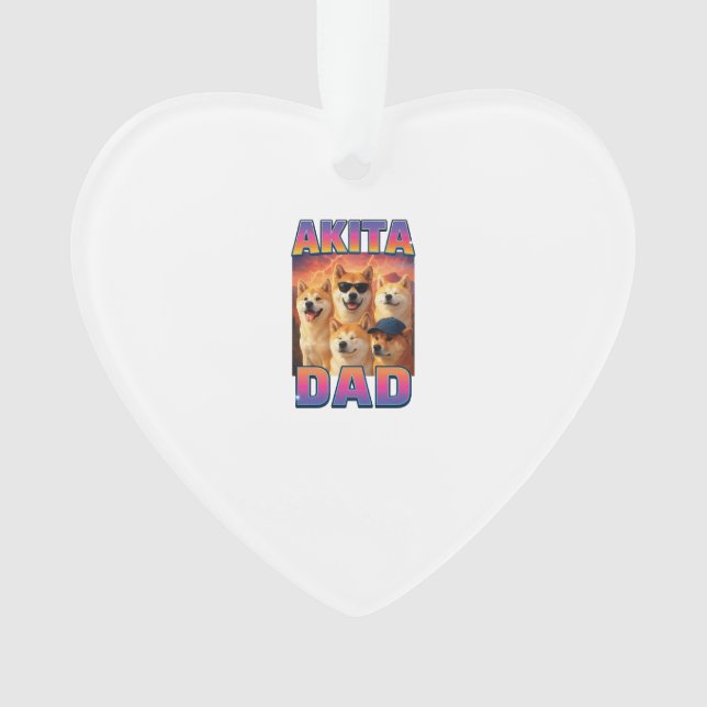 Akita Ornament (Front)