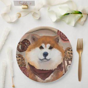 AKITA        PAPER PLATE