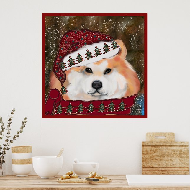 Akita Poster (Kitchen)
