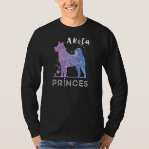 Akita Princess Abstract Akita Dog  Shiba Inu Dog O T-Shirt