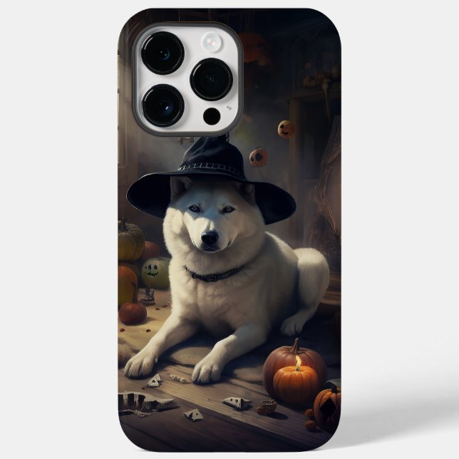 Akita Pumpkins Halloween Scary Case-Mate iPhone Case (Back)