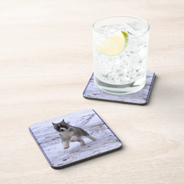 Akita Pup Coaster (Right Side)