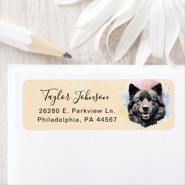 Akita Return Address Label (Insitu)
