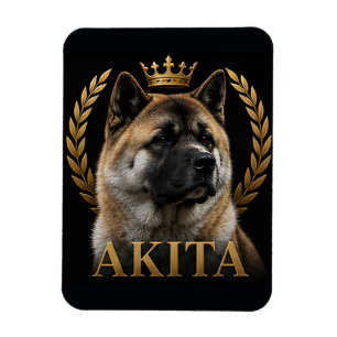 Akita Royal Dog Proud Japanese Dog Lovers Magnet