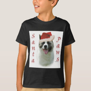 Akita Santa Paws T-Shirt