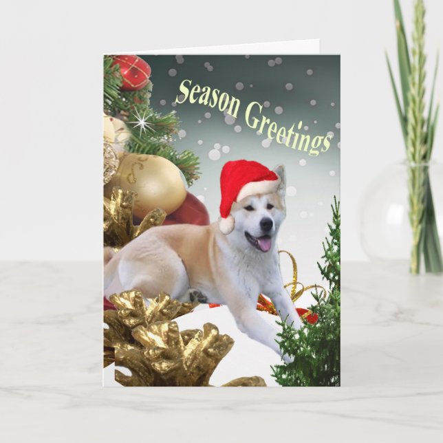 AKITA Season Greetings Cards (Front)