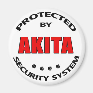 Akita Security System Magnet