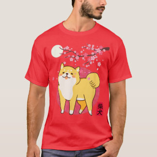 Akita Shiba Of Cherry Blossom T-Shirt