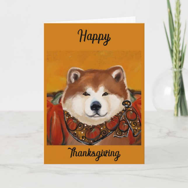 AKITA            THANK YOU CARD (Front)