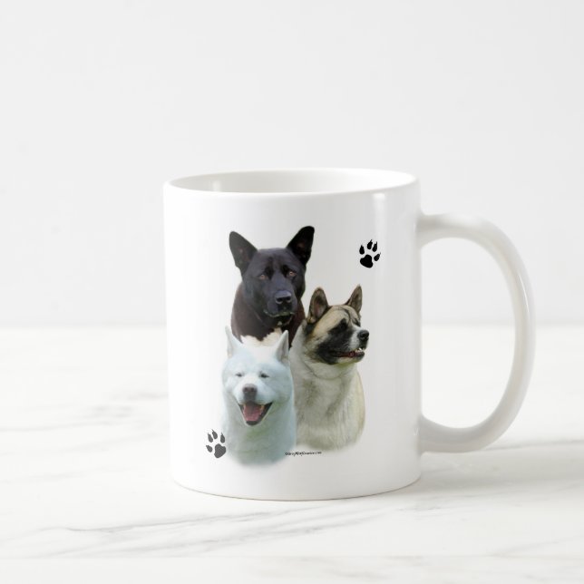 Akita Trio Coffee Mug (Right)