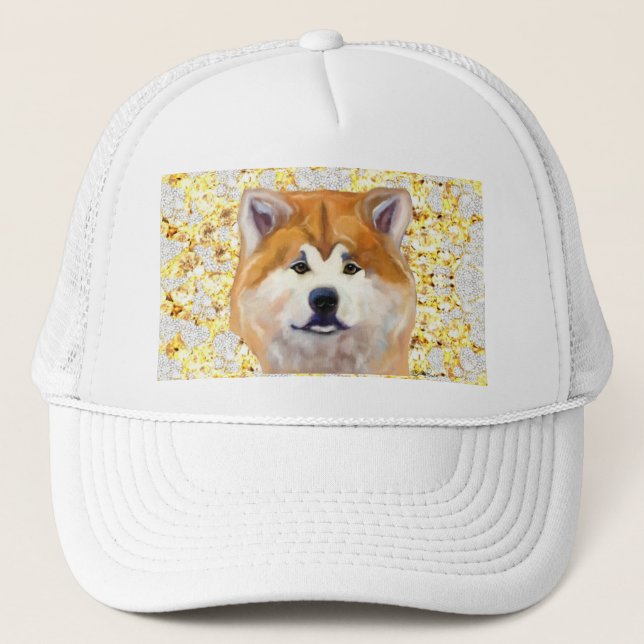 Akita   trucker hat (Front)