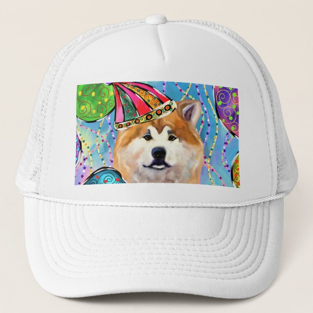 Akita  trucker hat (Front)
