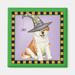 Akita Witch Magnet