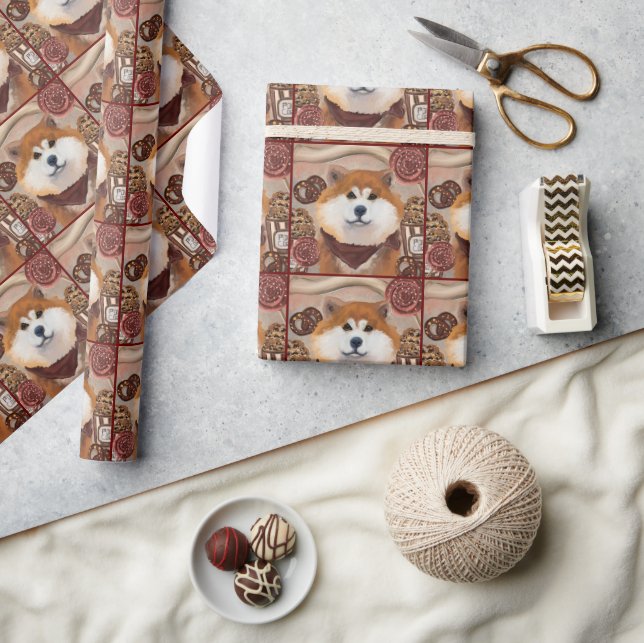 AKITA        WRAPPING PAPER (Crafts)
