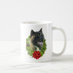 Akita Wreath Coffee Mug