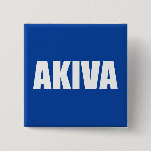 Akiva 15 Cm Square Badge