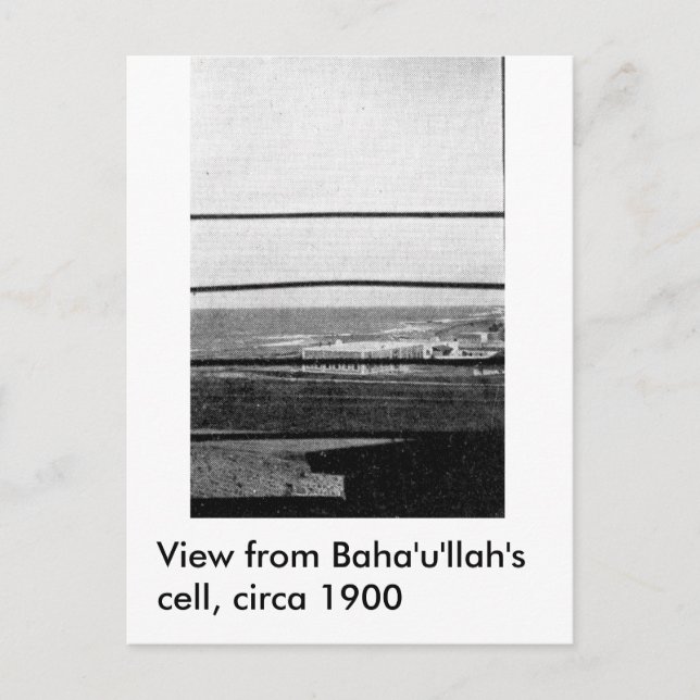 Akka - Prison - Baha'u'llah's Cell Postcard (Front)