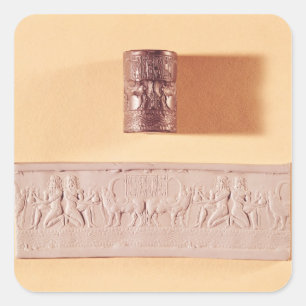 Akkadian cylinder seal and impression