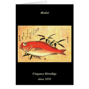 Akodai - Colourful 19th Century Japanese Fish