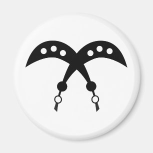 AKOFENA Adinkra Symbol of Courage and Valour Magnet