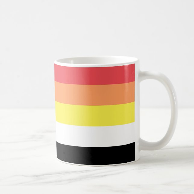 Akoisexual Akoiromantic Pride Flag Coffee Mug (Right)